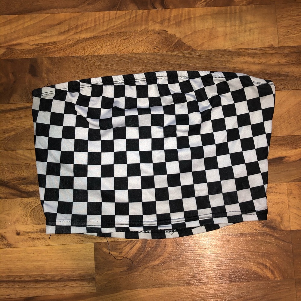 Dolls kill Checkered Tube Top